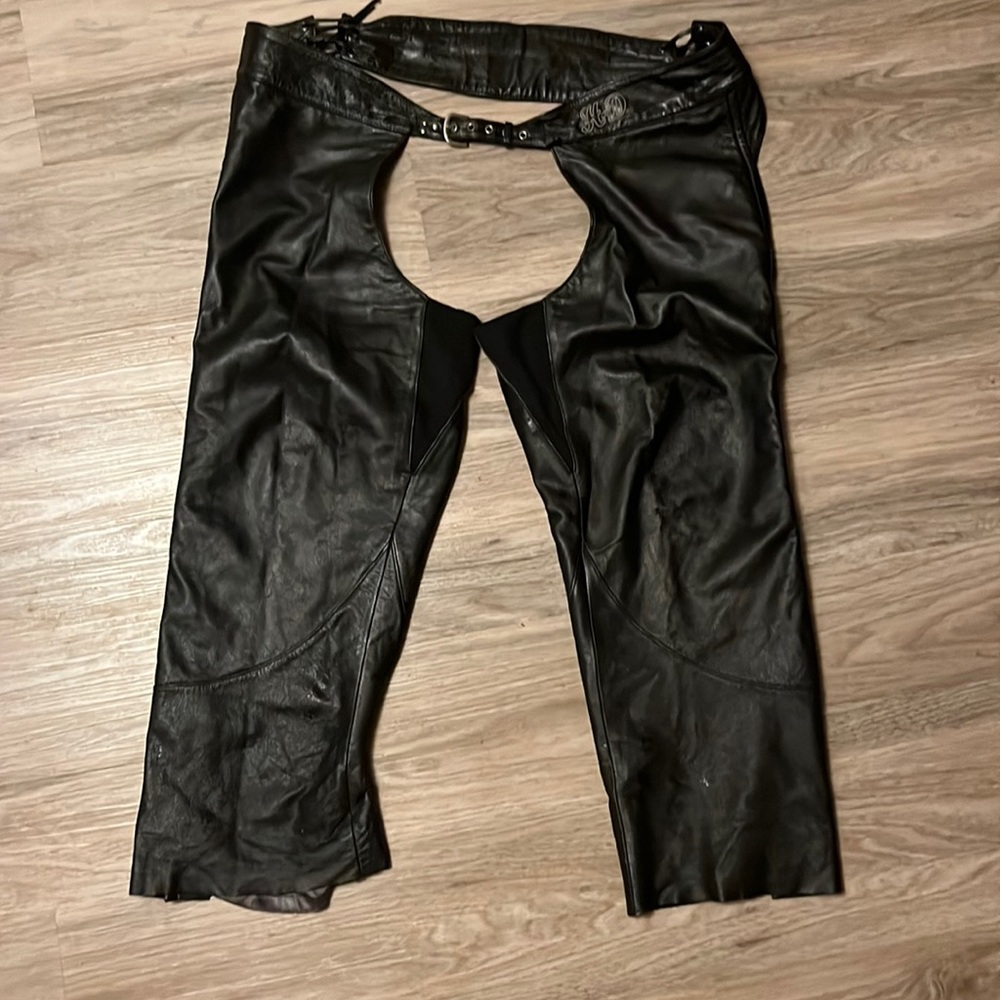 Harley-Davidson Black Leather Pants